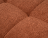Made in Canada Pebble 42" Fabric Ottoman - Orange | Pouf Pebble de 42 po fabriqué au Canada en tissu - orange