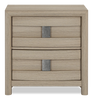 Rocco 6pc Bedroom Set, LED Storage Bed, Dresser, Mirror & Nightstand, Light Brown - King Size | Ensemble de chambre à coucher Rocco 6 pièces avec lit de rangement à DEL, commode, miroir et table de nuit, brun clair - format très grand lit