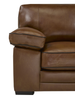 Rodeo 91” Top-Grain Genuine Leather Sofa with Removable Cushions – Chestnut | Sofa Rodeo de 91 po en cuir véritable de qualité supérieure avec coussins amovibles - marron