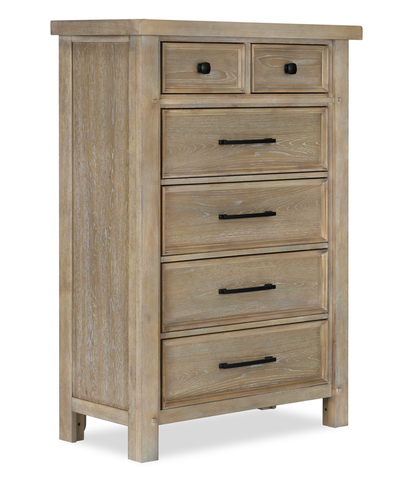 Sonoma Bedroom Chest of Drawers, 6-Drawer, 38\"W x 54\"H - Light Brown