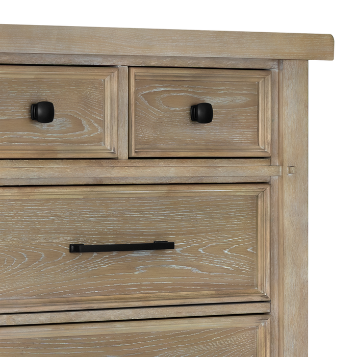 Sonoma Bedroom Chest of Drawers, 6-Drawer, 38\"W x 54\"H - Light Brown