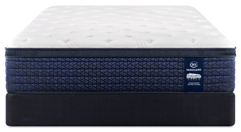 Serta Vanguard Stonebridge Eurotop Medium Full Mattress Set