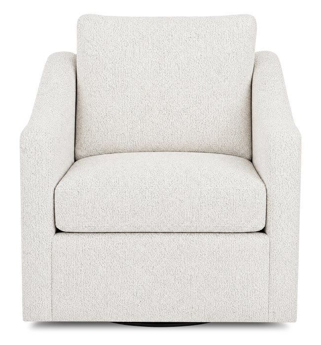 Made in Canada Sofa Lab Customizable Swivel 32\" Fabric Accent Chair – Teddy Riverrock