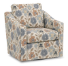 Made in Canada Sofa Lab Customizable Swivel 32\" Fabric Accent Chair – Dragonfly Accent Fabric 