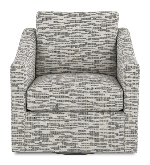 Made in Canada Sofa Lab Customizable Swivel 32\" Fabric Accent Chair – Flint Accent Fabric 