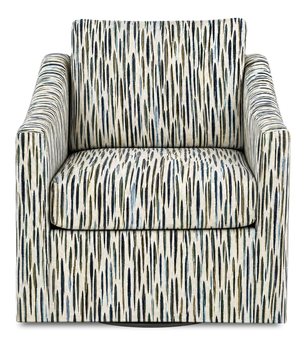 Made in Canada Sofa Lab Customizable Swivel 32\" Fabric Accent Chair – Capri Accent Fabric 