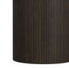 Sylvie 38” Modern Round Coffee Table with Marble Look Top – Dark Brown  | Table à café ronde moderne Sylvie de 38 po avec dessus en imitation de marbre - brun foncé