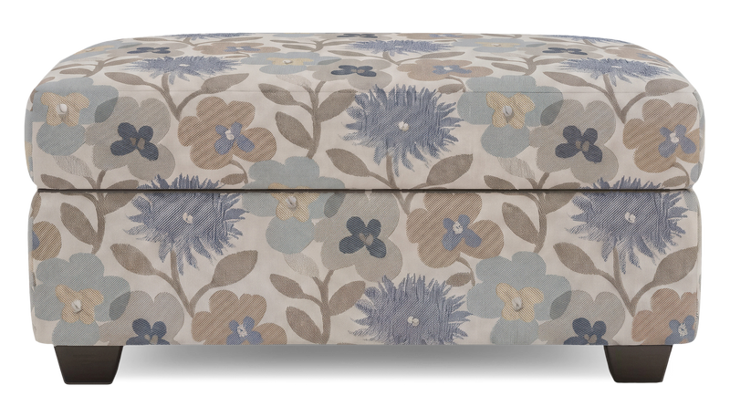 Made in Canada Customizable Sofa Lab Trunk 39\" Fabric Storage Ottoman – Dragonfly Accent Fabric