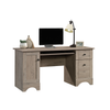 Tyren 59.45“ Rustic Office Desk with Drawers – Laurel Oak  | Bureau rustique Tyren de 59,45 po avec tiroirs - chêne Laurel