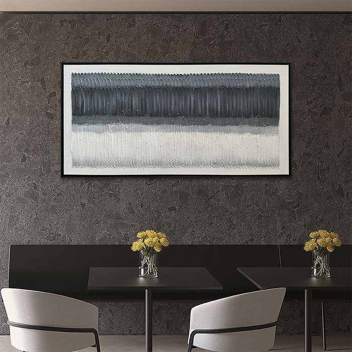 Evolving Spaces Hand Painted Heavy Textured Wall Art – 36” x 48”