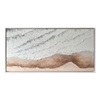 Calm Currents Hand Painted Heavy Textured Wall Art – 36” x 48” | Œuvre d’art murale « Calm Currents » peinte à la main à texture épaisse - 36 po x 48 po