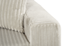 Willow 2-Piece Fabric Sectional with Removable Cushions and Chaise Ottoman – Sand | Sofa sectionnel Willow 2 pièces en tissu avec coussins amovibles et pouf de fauteuil long - sable