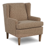 Made in Canada Sofa Lab Customizable Wingback 30" Fabric Accent Chair – Chenille Praline | Fauteuil d’appoint à oreilles personnalisable de Sofa Lab de 30 po fabriqué au Canada en tissu - Chenille Praline
