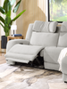 Shaquille O’Neal Home Legacy 3-Piece Right-Facing Power Reclining Sectional with Shaq-o-pedic Comfort - Grey  | Sofa sectionnel de droite à inclinaison électrique Legacy de Shaquille O’Neal Home 3 pièces avec confort Shaq-o-pedic - gris