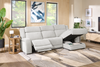 Shaquille O’Neal Home Legacy 3-Piece Right-Facing Power Reclining Sectional with Shaq-o-pedic Comfort - Grey  | Sofa sectionnel de droite à inclinaison électrique Legacy de Shaquille O’Neal Home 3 pièces avec confort Shaq-o-pedic - gris