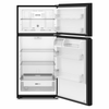 Whirlpool 28" 14 Cu. Ft. Wide Top Freezer Refrigerator – Black - WRTX3314TB | Réfrigérateur Whirlpool large de 14 pi3 et de 28 po à congélateur supérieur - noir - WRTX3314TB