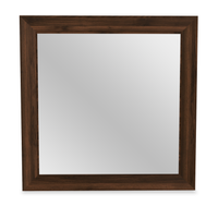 Yorkdale Bedroom Dresser Mirror, Made in Canada – Walnut Brown 