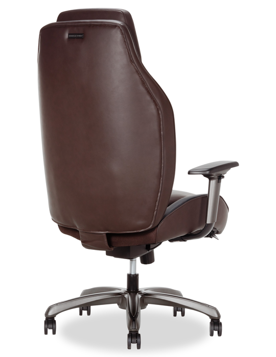 Shaquille O’Neal Home Zephyrus 30.25” High Back Executive Office Chair with AIR Lumbar Support - Brown