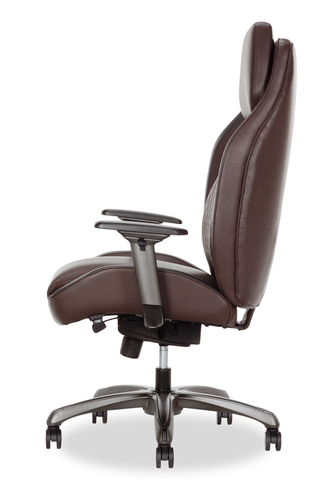Shaquille O’Neal Home Zephyrus 30.25” High Back Executive Office Chair with AIR Lumbar Support - Brown