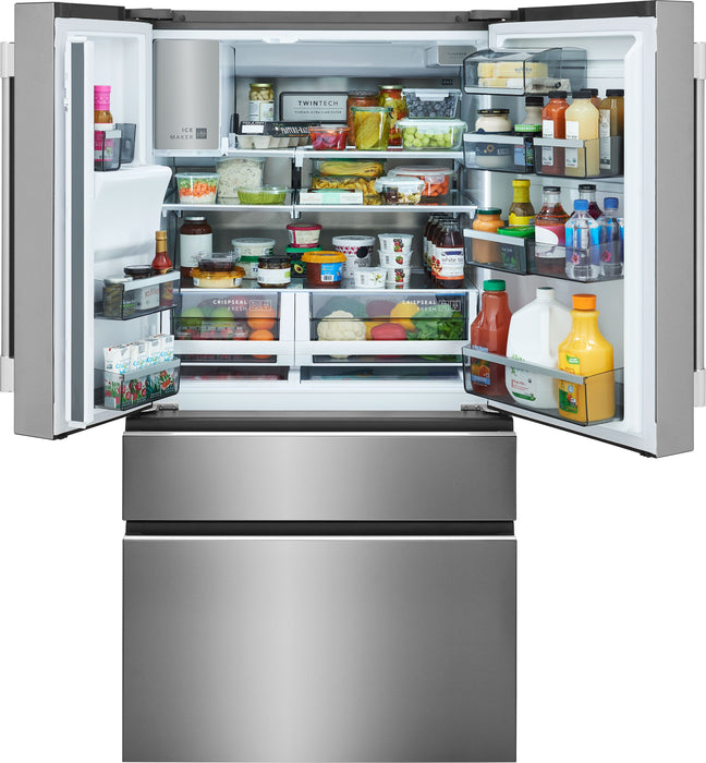 Frigidaire Professional 26 Cu. Ft. Standard-Depth 4-Door French Door Refrigerator Stainless Steel - PRMS2790BF
