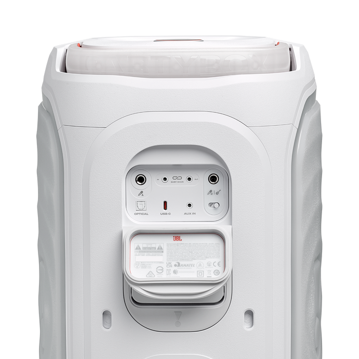 JBL PartyBox 130 200W IPX4 Splashproof Portable Party Speaker (JBLPB130WHTAM) – White