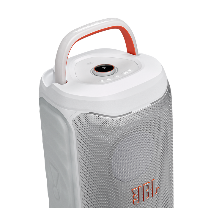 JBL PartyBox 130 200W IPX4 Splashproof Portable Party Speaker (JBLPB130WHTAM) – White