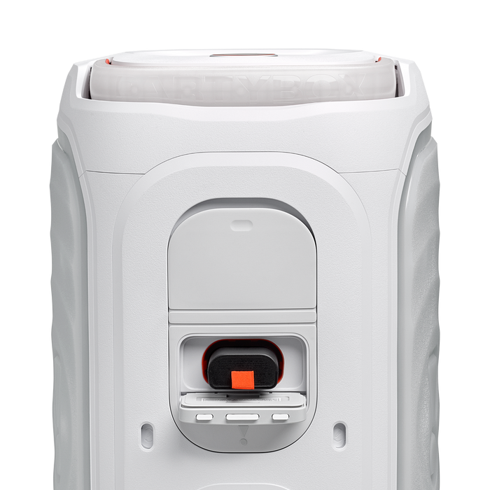 JBL PartyBox 130 200W IPX4 Splashproof Portable Party Speaker (JBLPB130WHTAM) – White