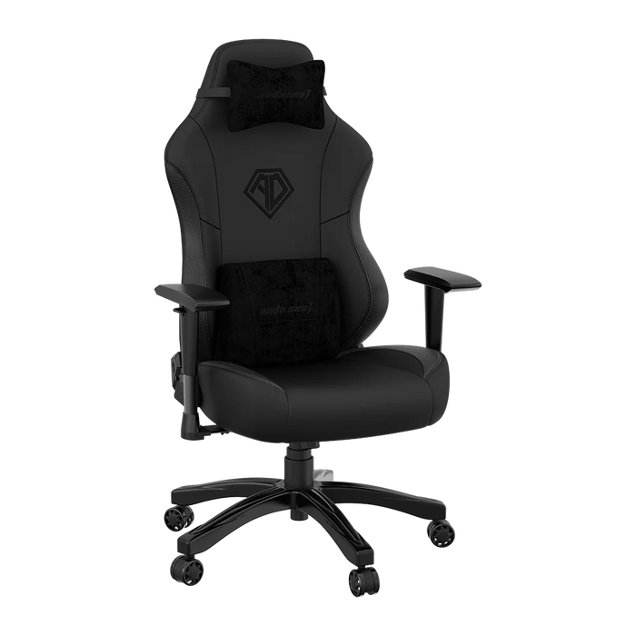 Anda Seat Phantom 3 Ergonomic Genuine Leather Gaming Chair - Black