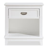 Quinn Bedside 1-Drawer Nightstand with Shelf, 24"W x 26"H - White | Table de nuit Quinn de 24 po (L) x 26 po (H) à 1 tiroir avec tablette - blanche