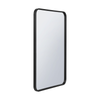 Arcus 24\" X 36\" Hand Crafted Rectangular Round Mirror - Black