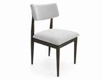 Ren Dining Chair with Polyester Fabric – Beige 