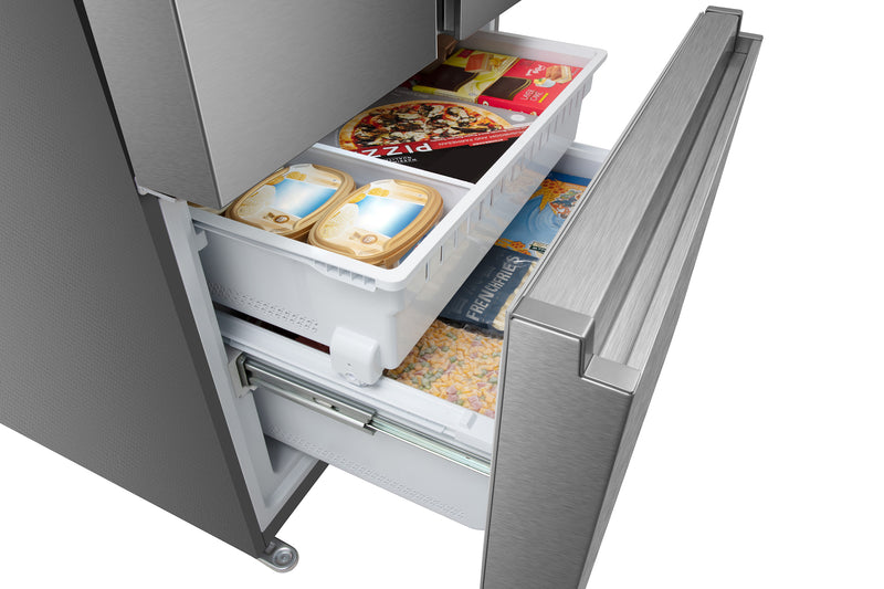 Hisense 36\" 26.6 Cu. Ft. French-Door Refrigerator - Titanium - RF27A3FSE