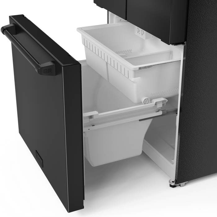 Gordon Ramsay Collection by Thor Kitchen 30\" 17.5 Cu. Ft. Counter-Depth French-Door Refrigerator - RF3017FFD00