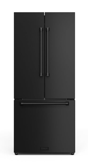 Gordon Ramsay Collection by Thor Kitchen 30\" 17.5 Cu. Ft. Counter-Depth French-Door Refrigerator - RF3017FFD00