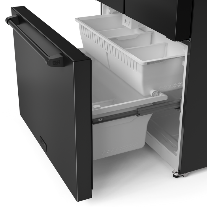 Gordon Ramsay Collection by Thor Kitchen 36\" 20.3 Cu. Ft. Counter-Depth French-Door Refrigerator - RF3621CTD00