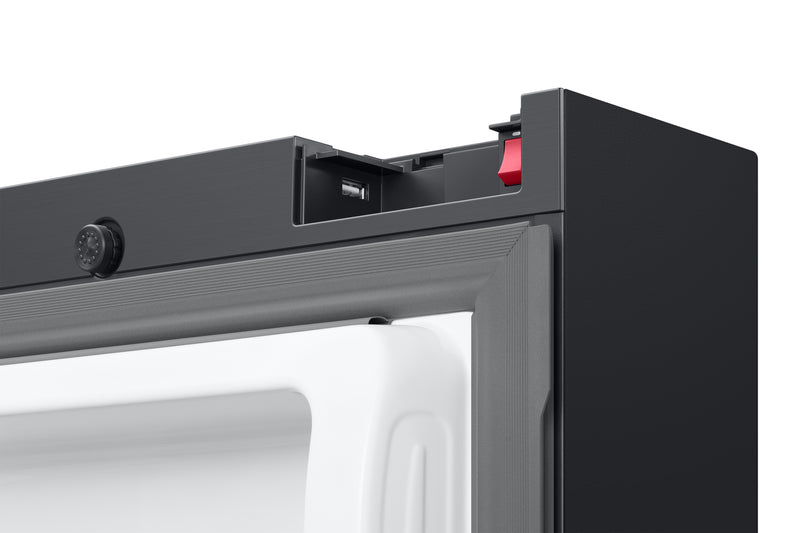 Samsung 36\" 28.6 Cu. Ft. Bespoke 4 Door Flex with AI Family Hub+ Refrigerator - Stainless Steel - RF90F29AECRAC