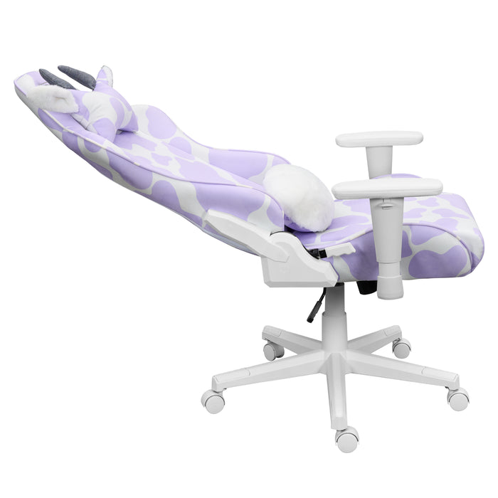 Techni Sport TS85 Cow Series Office Gaming Chair - Lavender