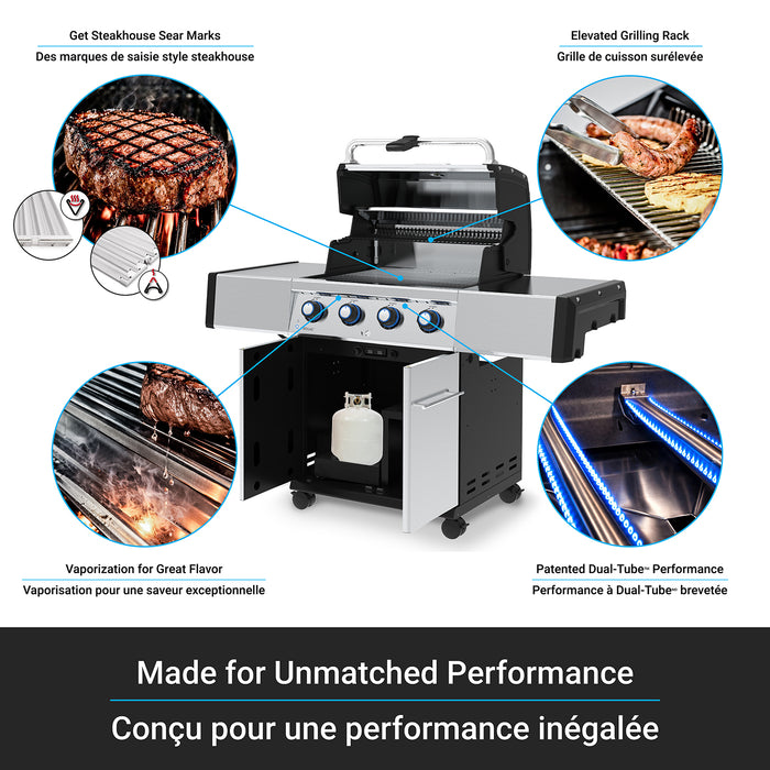 Broil King Regal S 420 Pro 4-Burner 50,000-BTU Propane Gas BBQ - 956314 Grill