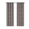 Embroidered Panel Fern Chocolate 84\" - Set of 2 Drapes and Blinds