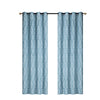 Embroidered Panel Fern Teal 96\" - Set of 2 Drapes and Blinds