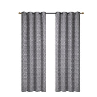 Jacquard Panel Cubic Grey 84