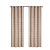 Jacquard Panel Cubic Taupe 84\" - Set of 2