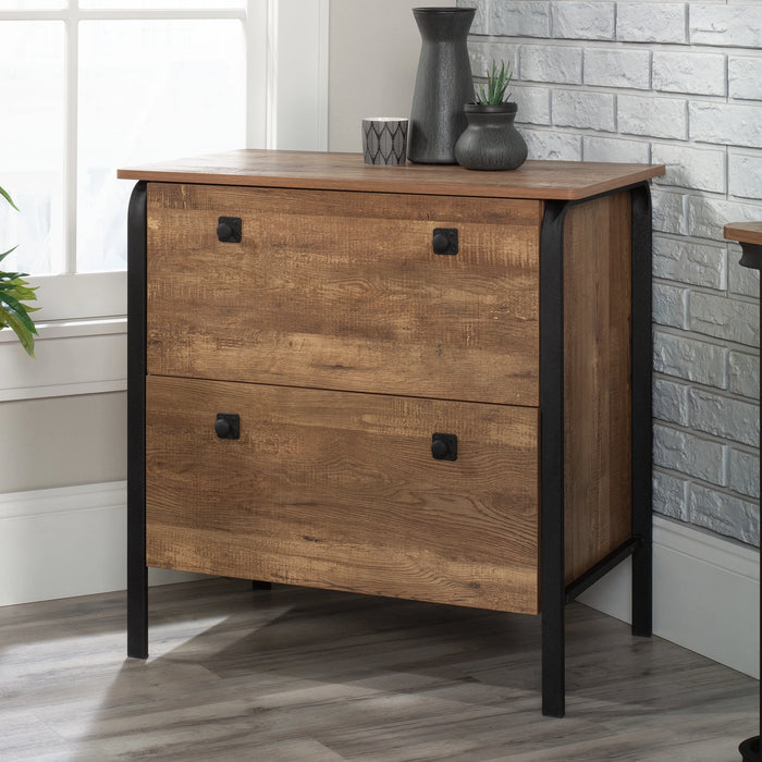 Scout 29.7” 2-Drawer Lateral Filing Cabinet – Etched Oak