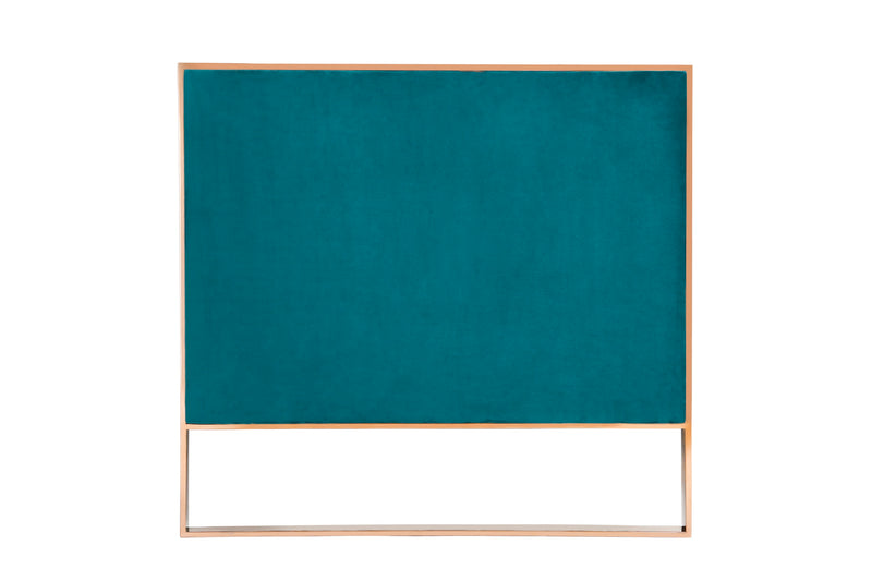 Manhattan Comfort Trillium 83.07\" 3-Seat Sofa - Aqua Blue & Gold