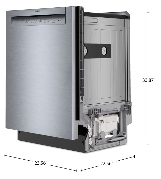 Bosch 100 Series 24\" Built-In Dishwasher – Stainless Steel - SHE2ADF5N
