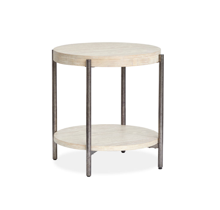 Sheriden 24\" End Table with Storage - Edgecomb Grey
