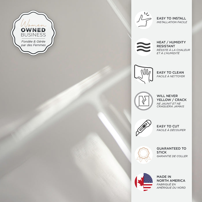 Smart Tiles Peel and Stick 4-Sheet 12 x 9 Backsplash - Metro Cassandra