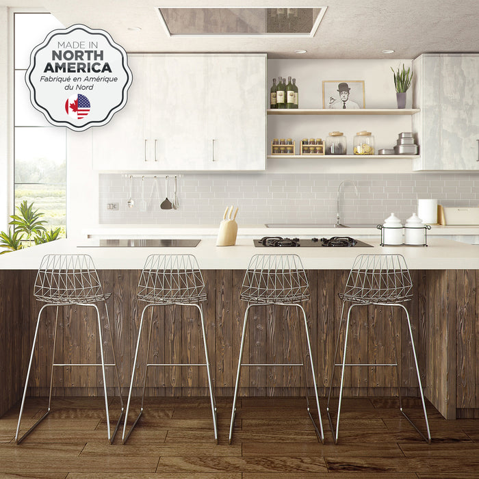 Smart Tiles Peel and Stick 4-Sheet 12 x 9 Backsplash - Metro Cassandra