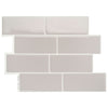 Smart Tiles Peel and Stick 4-Sheet 12 x 9 Backsplash - Metro Cassandra