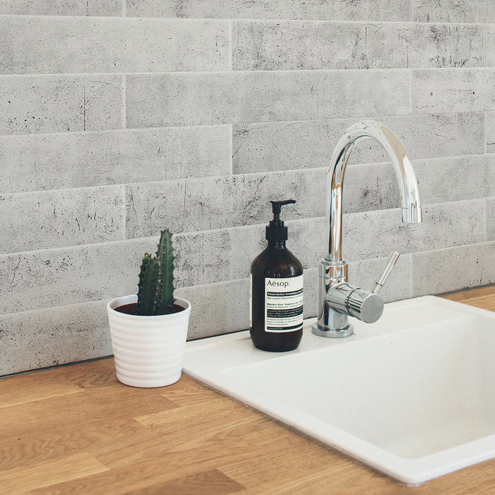 Smart Tiles Peel and Stick 2-Sheet 23 x 12 Backsplash - Norway Alta